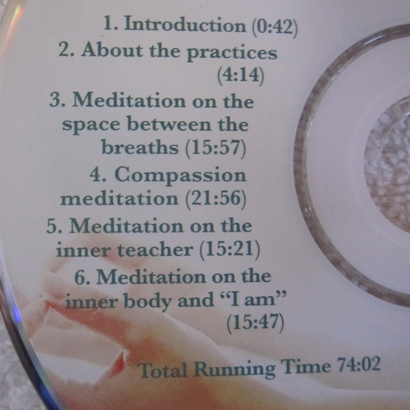 SALE!! Meditation instructional CD (box90) - Picture 4 of 4